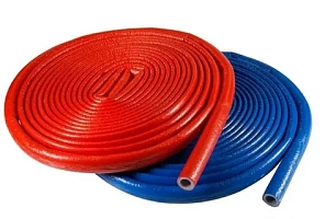 Изоляция трубная Isodom Termo SP ППИ 18/4 ⌀18мм 3/8" (11м×28шт) 308мп синяя/красная