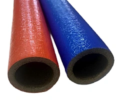 Изоляция трубная Isodom Termo SP ППИ 18/6 ⌀18мм 3/8" (2м×150шт) 300мп синяя/красная